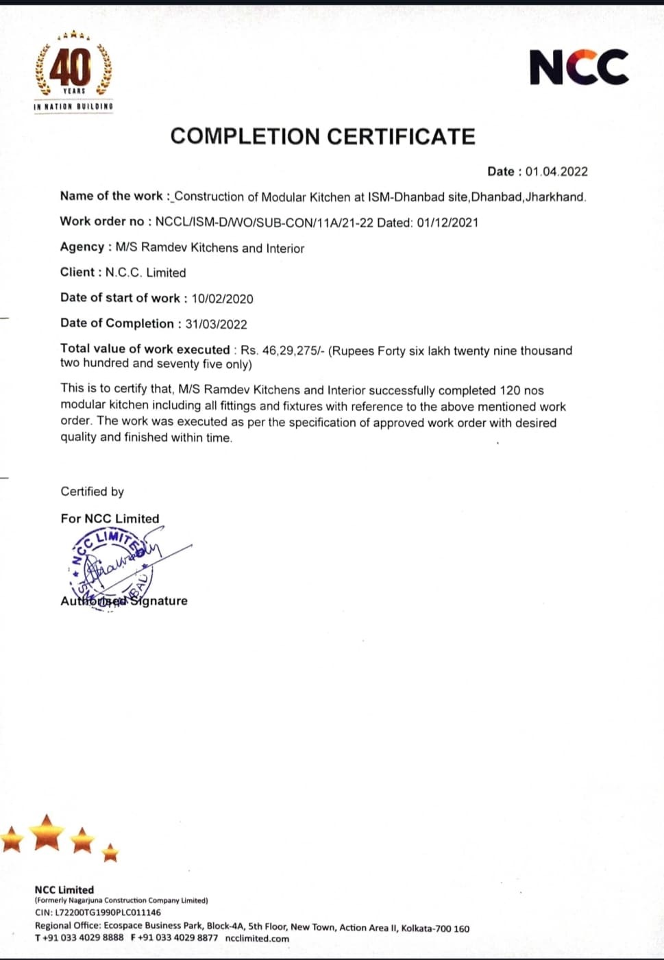 Certificate 4